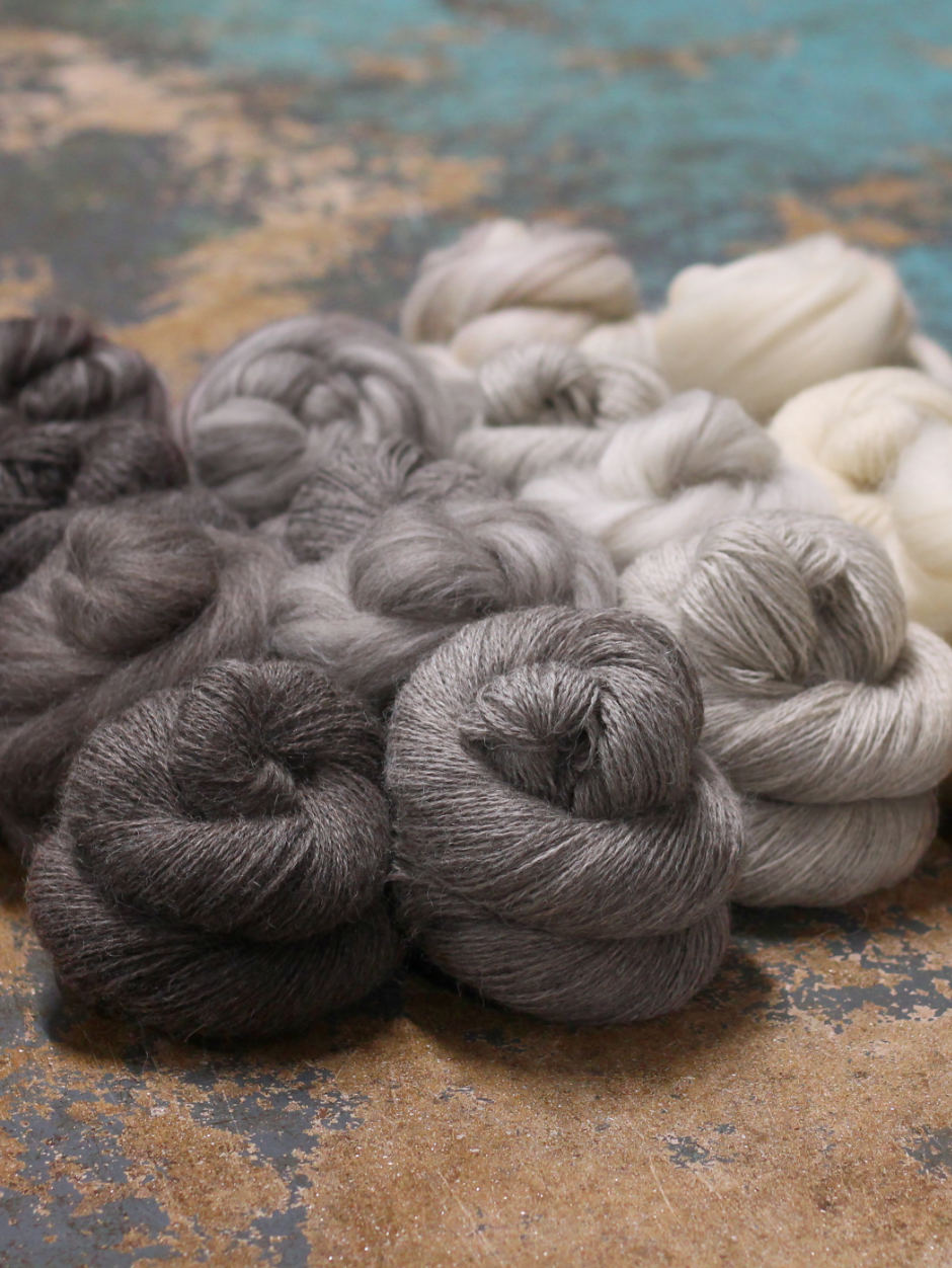 Devon Naturals 4ply undyed wool by John Arbon Textiles