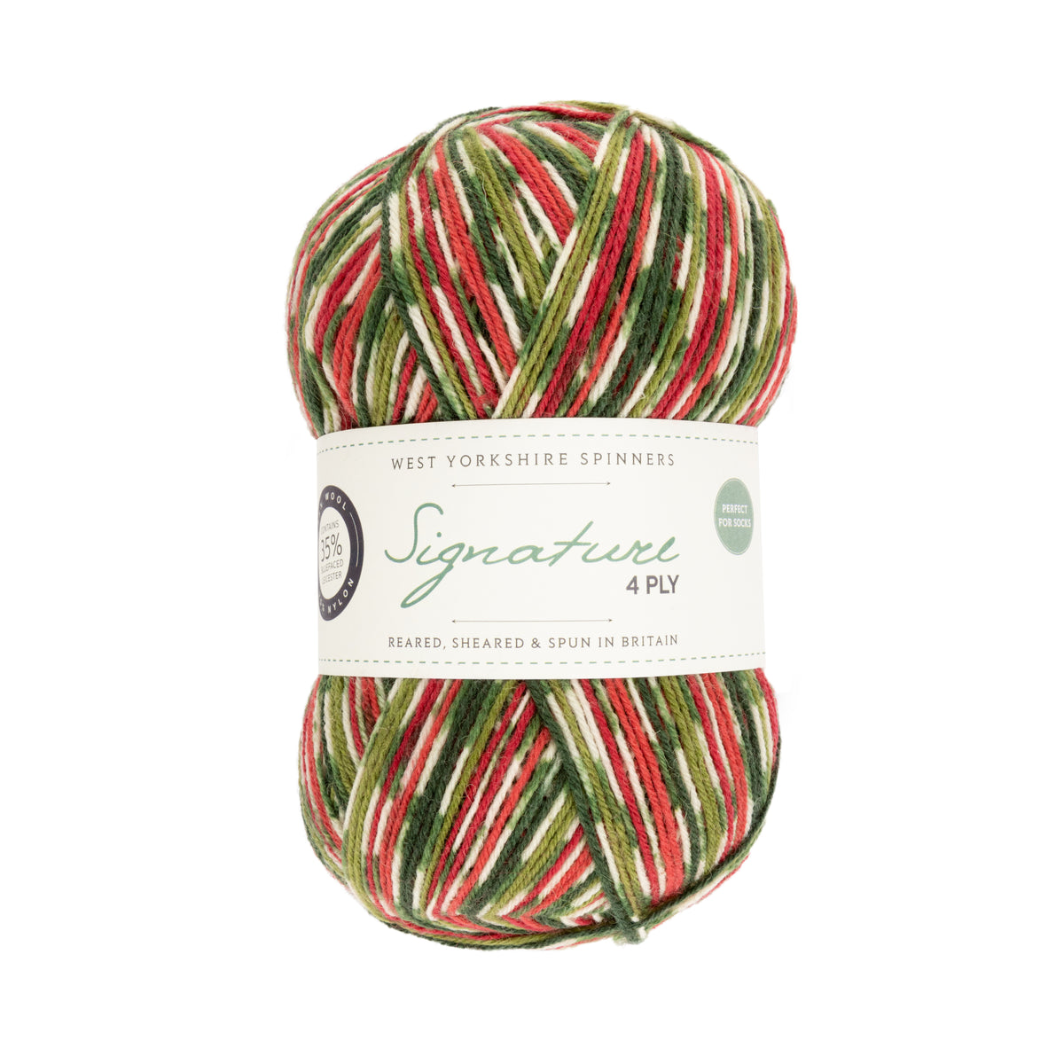 Signature Christmas 4ply in Holly Berry by West Yorkshire Spinners