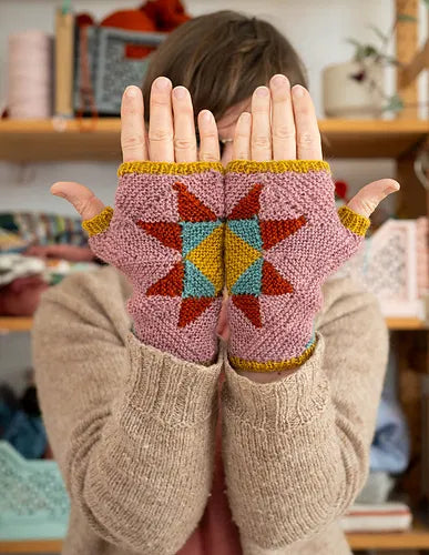 Flock & Friends Advent Calendar day 11 - Wood Block Mitts by Ysolda Teague