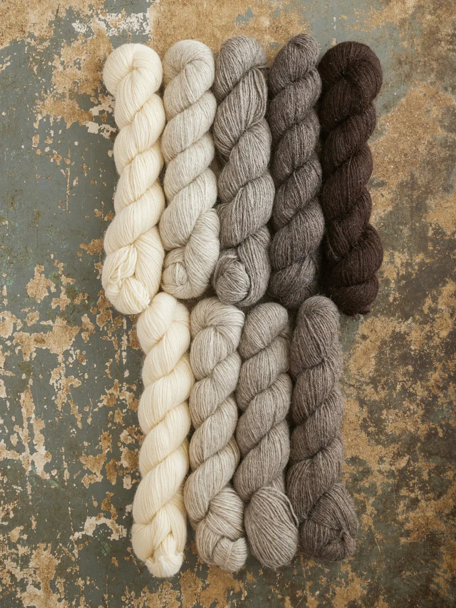 Skeins of Devon Naturals yarn