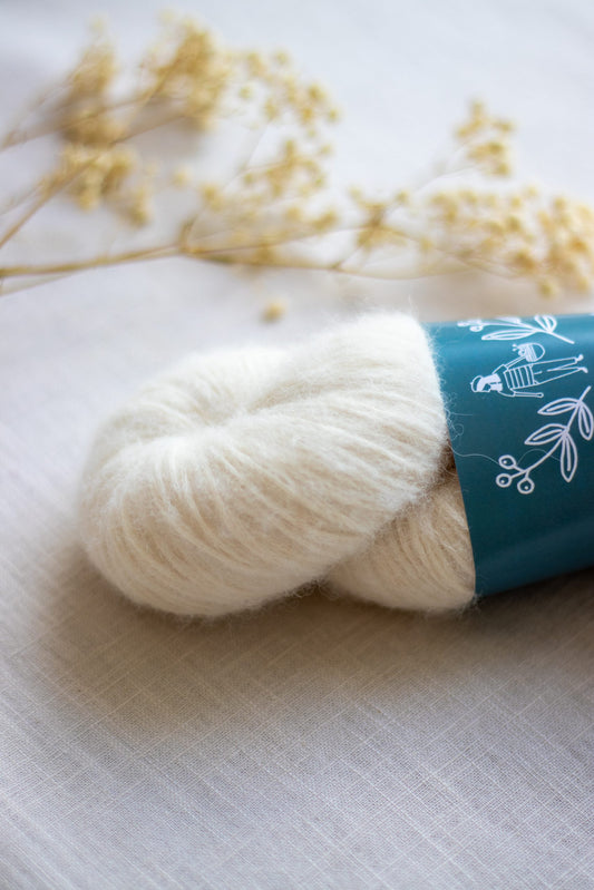 Alpaca/Cotton – White