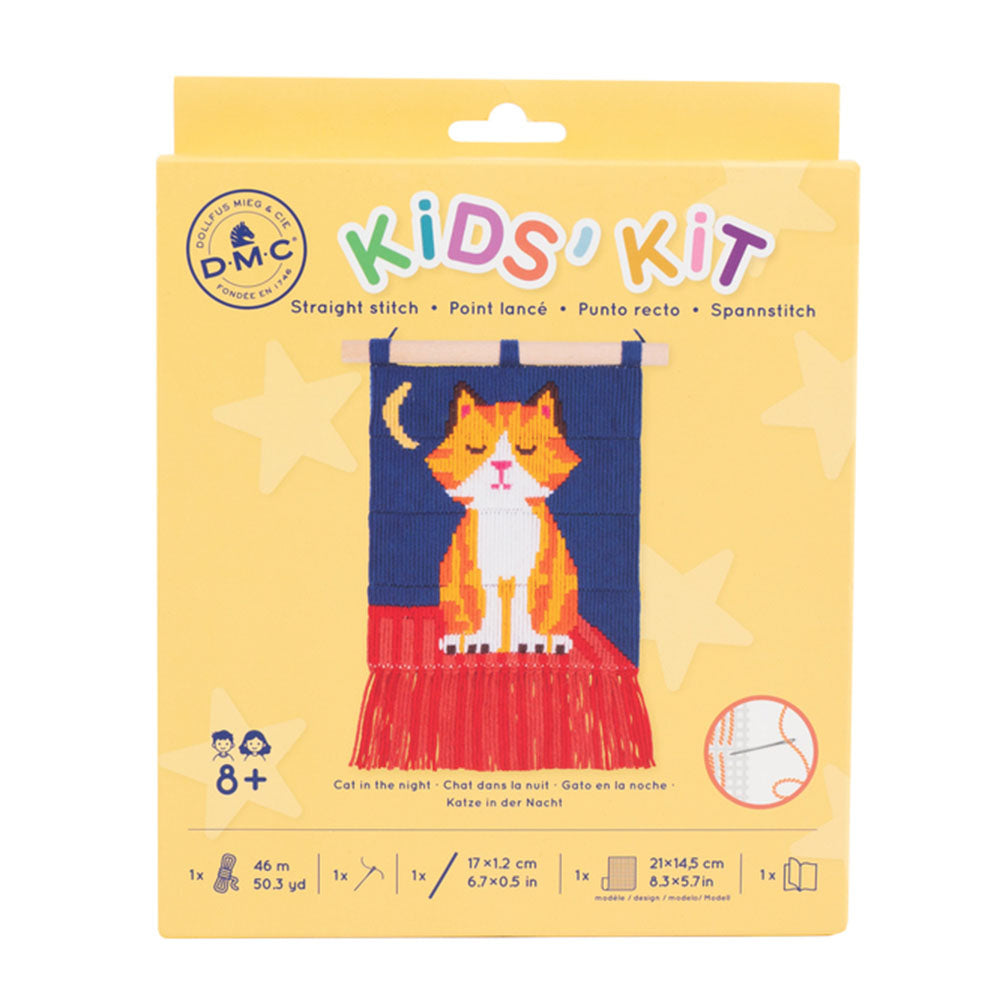Cat Tapestry Kit for Kids, packaging