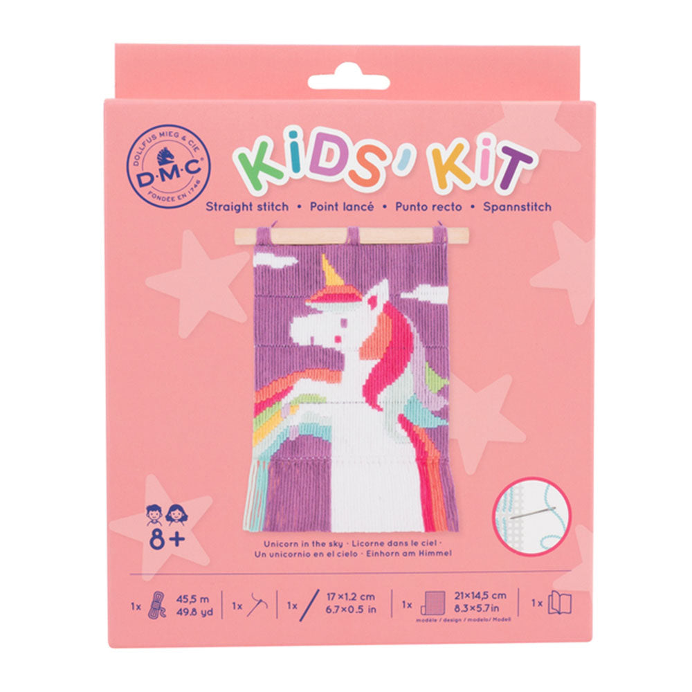Kit de canevas Licorne pour enfants, emballage