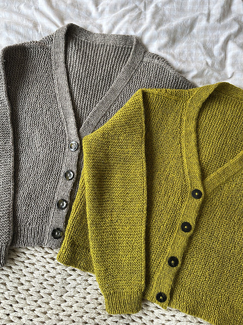 Midland Cardigan by Laura Penrose - Golden Knob