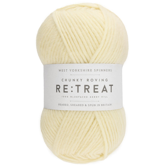 Retreat Chunky Roving - Pure