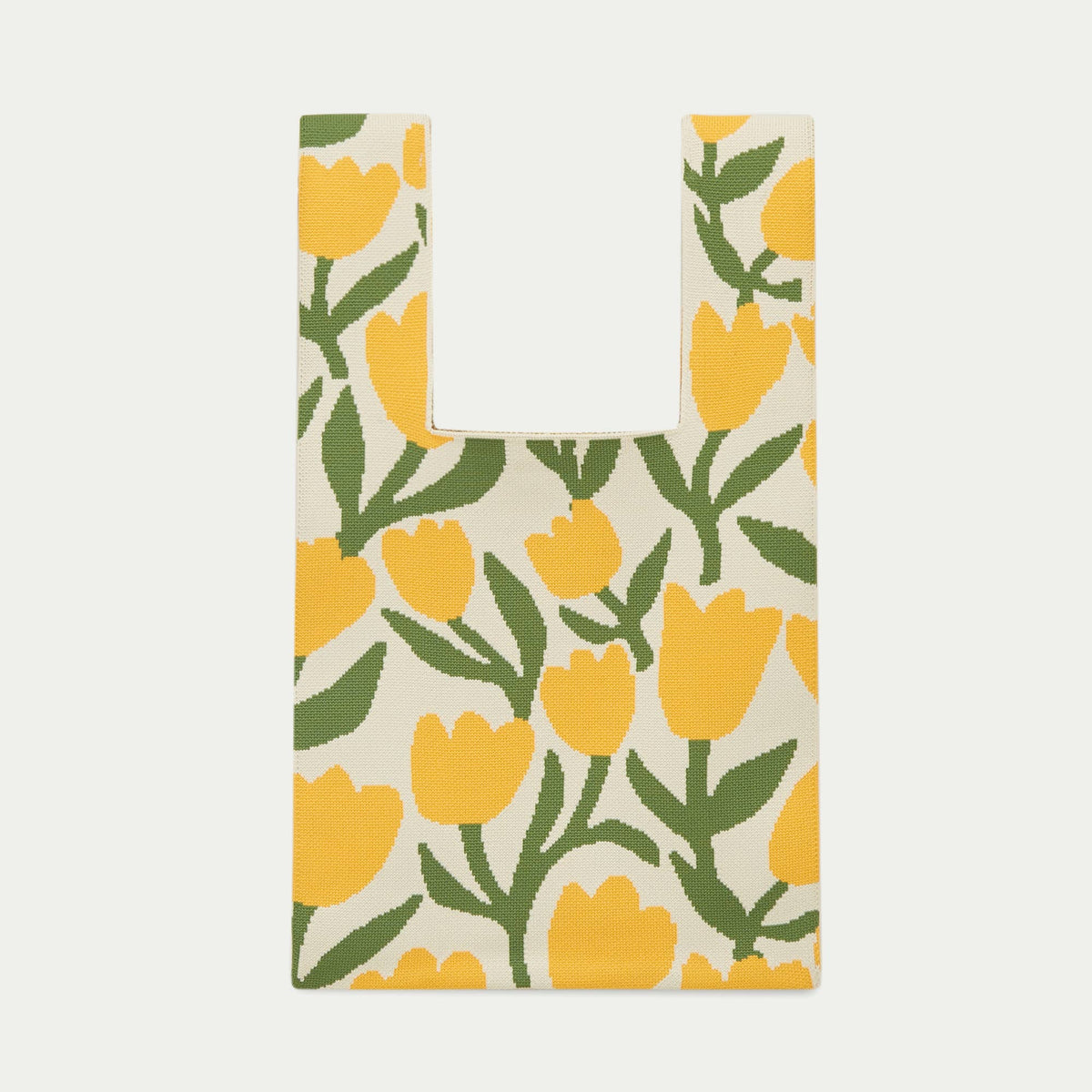 Sac à projet tricot & crochet - Taille moyenne, Tulipe Jaune
