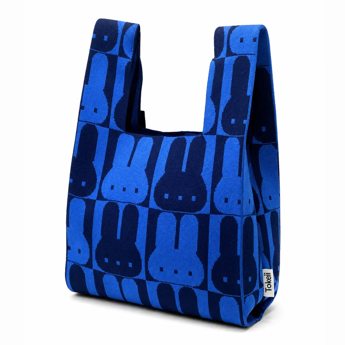 Medium Knitting & Crochet Project Bag - Blue Rabbit