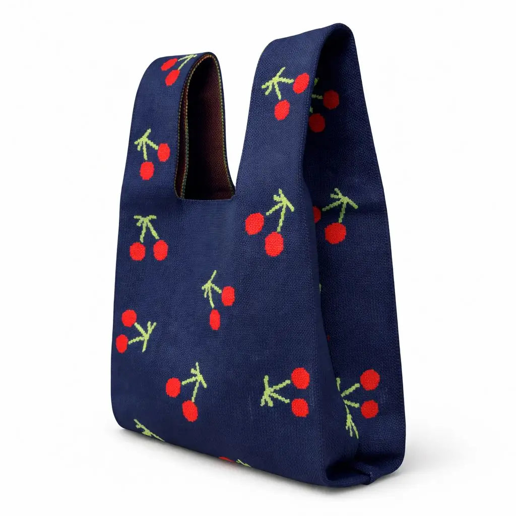 Medium Knitting & Crochet Project Bag - Cherry