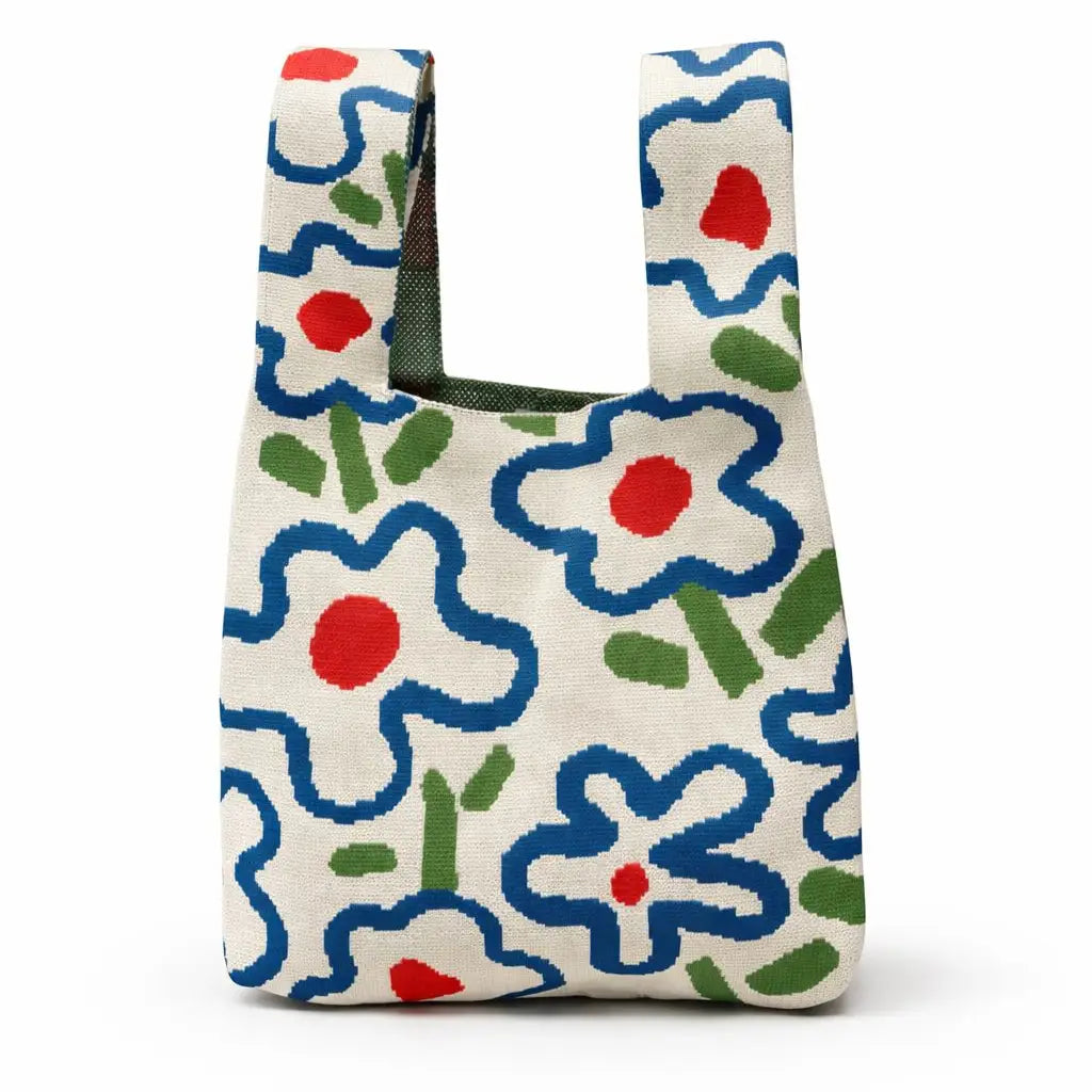 Medium Knitting & Crochet Project Bag - Flowers