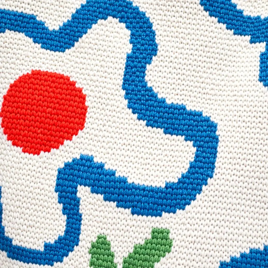 Medium Knitting & Crochet Project Bag - Flowers